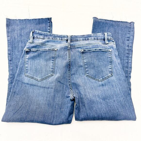 Frame Le Crop Mini Boot Lupine LCMBRA865 Denim Jeans Size 33 - Picture 5 of 8